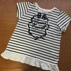 メゾピアノジュニア　ボーダーTシャツ　150センチ