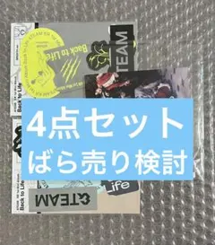 ＆TEAM Back to Life メモとステッカー、mini CD セット