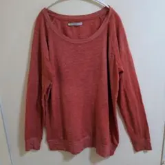 maurices オレンジ系 長袖 Tシャツ L　ゆったり　大きめ