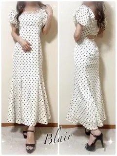 即日発送！RESEXXY バブルスリーブマーメイドワンピース ホワイト 完売品