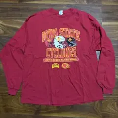Iowa State Cyclones 長袖Tシャツ レッド メンズ 2XL