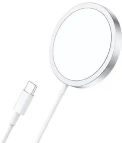 ワイヤレス充電器 for Magsaf充電器 マグネット式 最大15W