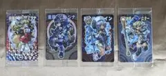 神羅万象チョコ　まとめ売り　4枚　白面金剛九尾イヅナ 天地031 CR 他
