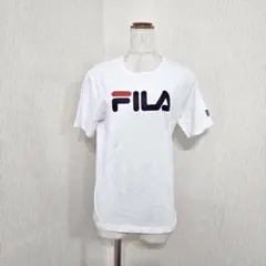 FILA フィラ 半袖Tシャツ ロゴ ホワイト（レディースM）定番・人気