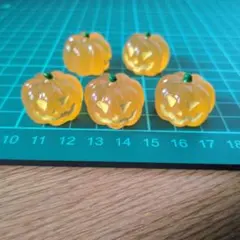 ミニチュア(ハロウィンかぼちゃ)5個セット