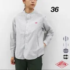 DANTON オックスフォードバンドカラーシャツ 36　新品未使用