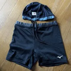 MIZUNO 競泳水着 プライムフィット Mサイズ　SPEEDOメッシュキャップのサムネイル
