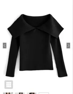 ビッグカラー ニット