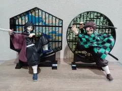 鬼滅の刃　一番くじ　鬼殺の志　炭治郎　義勇　フィギュア