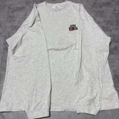 WEGO 1994 ELKS 長袖カットソー グレー白