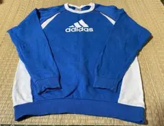 adidas ブルー　160cm トレーナー