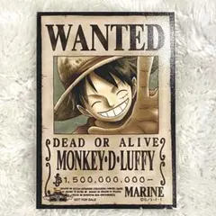 ONE PIECE ワンピース 麦わらストア限定 手配書ブロマイド ルフィ