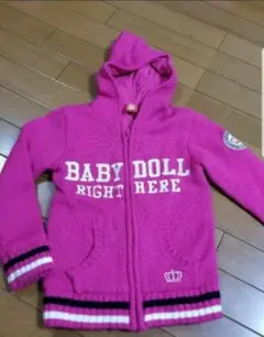 babydollニットパーカー
