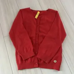 Sunny Landscape キッズ カーディガン 100cm レッド