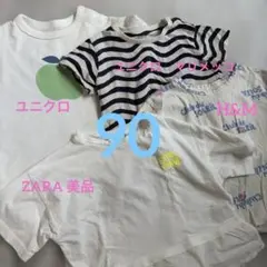 ZARA ユニクロ　マリメッコ　H&M キッズ Tシャツ 4枚セットのサムネイル