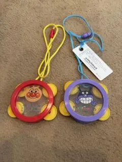 アンパンマン　バイキンマン　タンバリン　非売品　アンパンマンミュージアム