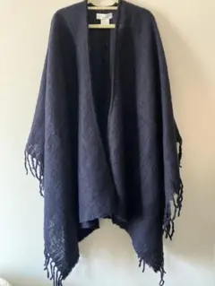 BEAUTY&YOUTH 上質ウール軽量ストール⭐︎ダークネイビー