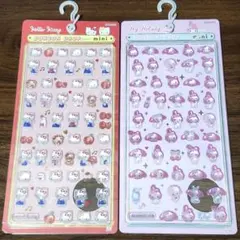 【正規品】サンリオボンボンドロップシールミニ　ハローキティ　マイメロディ
