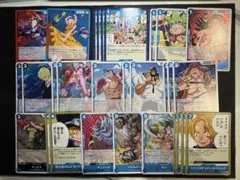 ワンピースカード 神の島の冒険 青デッキ デッキパーツ R以下