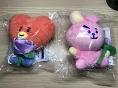 一番くじ BT21 GIFT ぬいぐるみ　2点