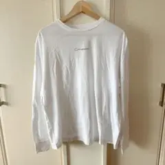 LOWRYS FARM ローリーズファーム 長袖Tシャツ ロゴT ホワイト