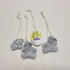 ✤ハンドメイド✿フェルトモチーフ4点セット