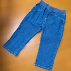 デニムブルー 半ズボン 130cm