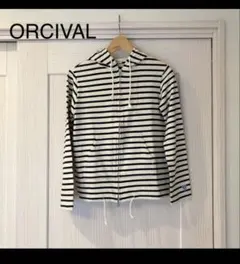 ORCIVAL(オーシバル)バスク地ボーダーパーカー