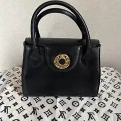 HANAE MORI ハンドバッグ フォーマル・パーティーバッグ　ゴールド金具