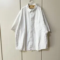 ジーユー　オックスフォードシャツ　白シャツ