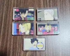 ハイキュー！ゴミ捨て場の戦い　ミニアクリルブロック　ダイソー　黒尾鉄朗　リエーフ