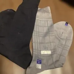 Burberry's コットン＆麻混合ソックス 2足セット　バーバリー　25cm
