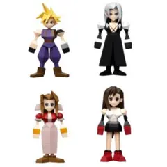 ４点セット　ＦＦ７　ミニフィギュア　一番くじ　ファイナルファンタジー７のサムネイル