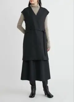Mila Owen ビッグシルエットノーカラーベスト　サイズ0