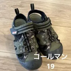 と*こ様 Colemanキッズサンダル 19cm カモフラージュのサムネイル