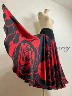 新品　パソドブレ　タンゴ　ワルツ　社交ダンス　スカート　白　黒　グレー　4705 新品 パソドブレ パソ 社交ダンス スカート 4705 タンゴ 白 赤の