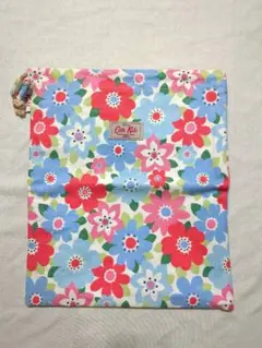 Cath Kidston 花柄防水巾着袋