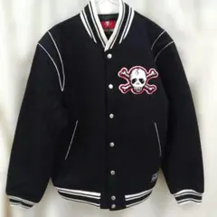 CREAM SODA スカル刺繍 ブラックジャケット XL