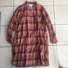 新品 未着 niko and... ニコアンド  スタンドカラー ロングシャツ