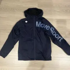 デサント ジャージ上 ウインドブレーカー メンズ　Mネイビー