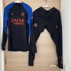 PSG パリ・サンジェルマンFC ジャージ セット 黒/青 キッズ