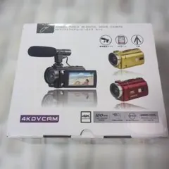 【未開封】4KDVCAM 4Kデジタルムービーカメラ 本体　レッドのサムネイル