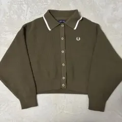 フレッドペリー ×Ray BEAMS別注　クロップドカーディガン