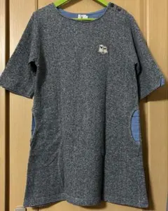 LABRA チュニック　スウェット生地 両ポケット付き Ｌサイズ