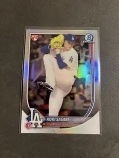 【本日まで】topps 2025chrome佐々木朗希 REDルーキーパラレル