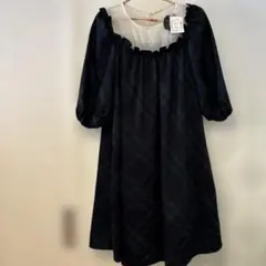 最終　新品タグつき　フランシュリッペ　 コンビチェックワンピース