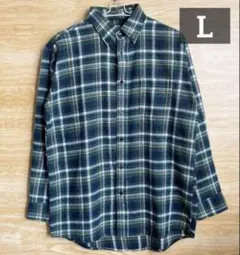 メンズネルシャツl