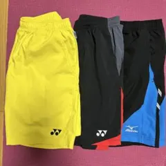 ヨネックス ハーフパンツ2枚 ミズノ　ハーフパンツ1枚