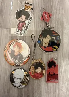 ハイキュー!! 黒尾鉄朗 アクリルキーホルダー おまけ 月島蛍 日向翔陽