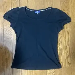 バーバリーブルーレーベル　半袖カットソー　ブラック